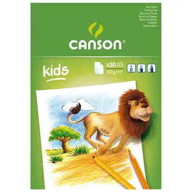 Remise Bloc 50 feuilles de dessin blanc A5 90G - Canson