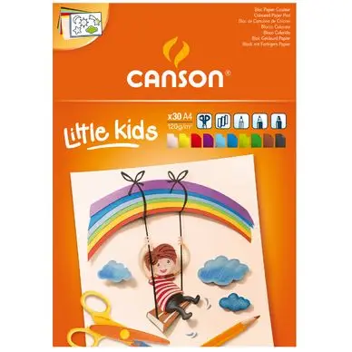 Petit Prix Bloc 30 feuilles couleur A4 120G - Canson