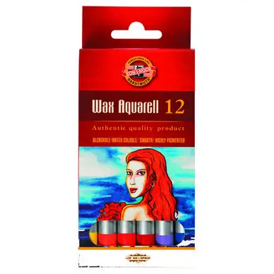 Nouvel Arrivage Crayon Wax aquarell par 12 - Koh I Noor