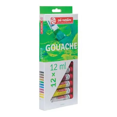 Gouache Art Création 12 x 12 ml - Artcreation Prix Réduit