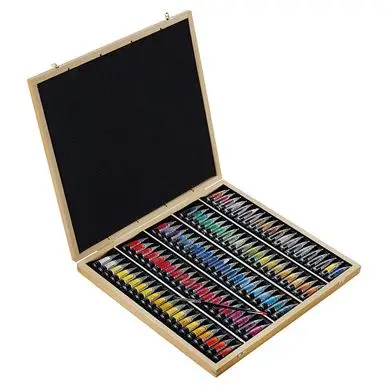 Aquarelle extra-fine au miel Coffret bois 98 tubes de 10 ml - Sennelier Retour Gratuit