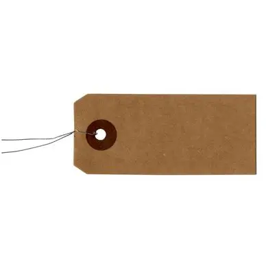 Etiquette kraft avec fil métal 50 pièces - Artemio Bon Marché