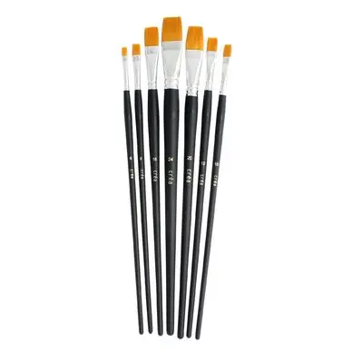 Set de 7 pinceaux en synthétique court - Créa Nouveauté