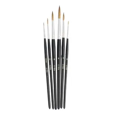 Solde Set de 6 pinceaux en martre - Créa