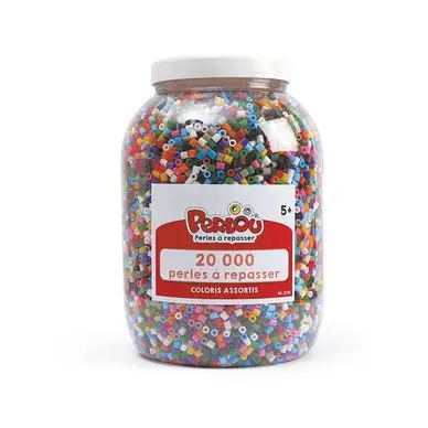 Perle à Repasser 5 mm Baril 20 000 pcs - Perlou Pas Cher