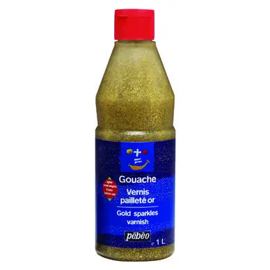Vernis gouache pailletée or 1L - Pébéo Meilleure Vente