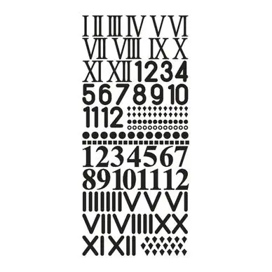 Stickers chiffres - Rayher Quantité Limitée