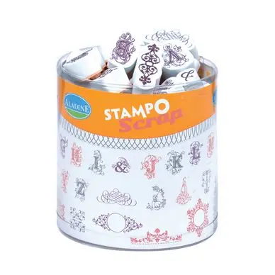 Meilleure Vente Tampons assortis alphabet et arabesques - Aladine