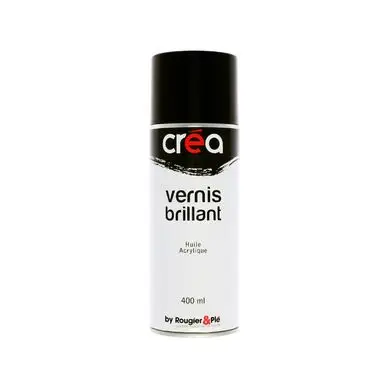 Vernis brillant huile et acrylique 400 ml - Créa Prix Promo