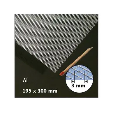 Plaque de métal déployé motif 3 mm - Schulcz Expédition Rapide
