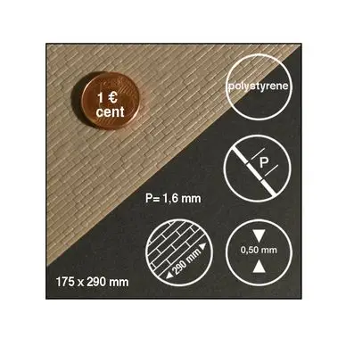 Prix Promo Pierre hauteur 1,6 mm 1 : 100 - Schulcz