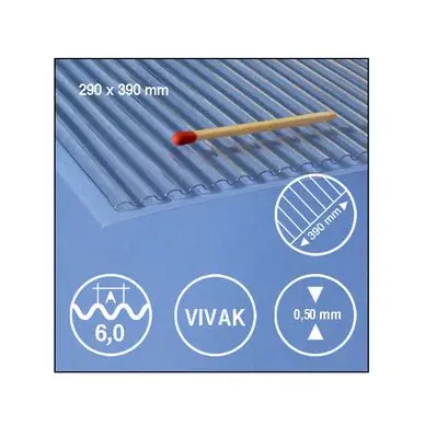 Tôle ondulée motif 6 mm - Schulcz Quantité Limitée