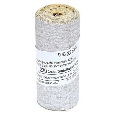 Réduction Rouleau abrasif pour bloc de ponçage grain moyen 220 - Rougier&Plé