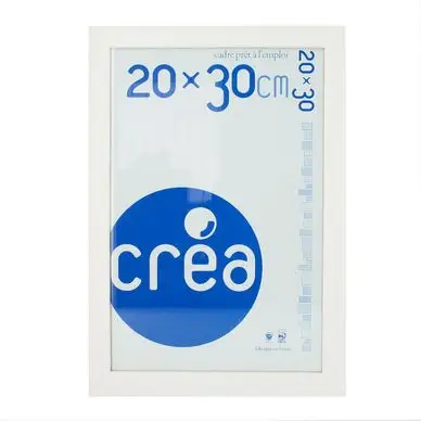 Dernier Modèle Cadre en bois Gaëlle 20 blanc - Créa