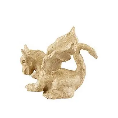 Prix Choc Objet en papier mâché dragon 12 x 6,3 x 10,2 cm - Décopatch