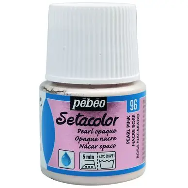 Prix Cassé Peinture textile opaque Setacolor nacré 45ml - Pébéo