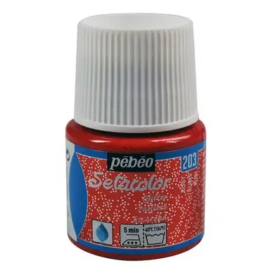 Retour Gratuit Peinture textile Setacolor pailleté tissus clairs 45 ml - Pébéo
