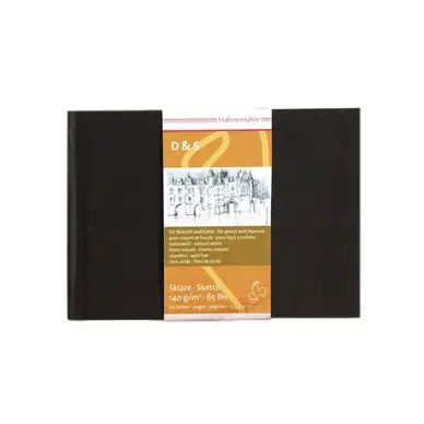 Livre à croquis format paysage couverture noire 140g/m² 30 fles - Hahnemühle Offre Du Jour