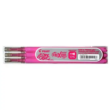 Set de 3 recharges d'encre rose pour le Frixion point - Pilot Solde