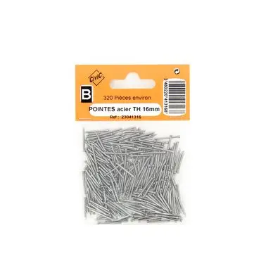 Pointe acier tête homme 16 mm par 320 - CiviC Commander Vite