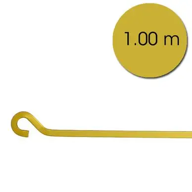 Tige pour cimaise Crosse anodisé Or 100 cm - CiviC Remise