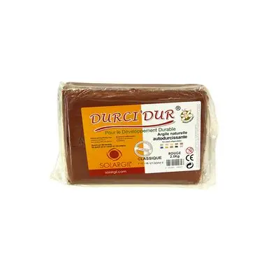 Argile rouge Durci'Dur auto-durcissante 2,5 kg - Solargil Marque