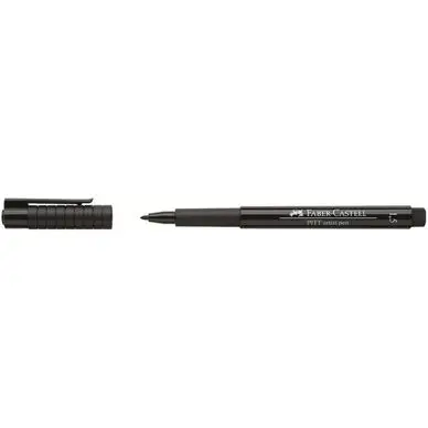 Feutre noir 1,5 mm Pitt - Faber-Castell Paiement Sécurisé