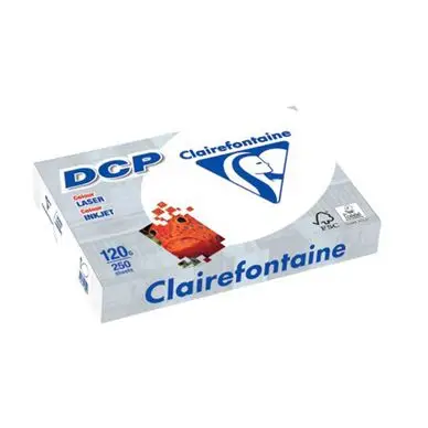 Ramette de papier blanc DCP A4 - 120 g/m² - 250 feuilles - Clairefontaine Livraison Express