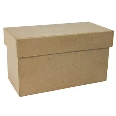 Boîte rectangulaire en papier mâché - Décopatch Promotion