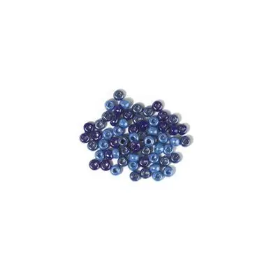 Soldes Perle en verre opaque bleues 6,7 mm - 55 g - Rayher