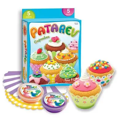 Prix Cassé Pâte à modeler assortiment thème cupcakes - Sentosphère