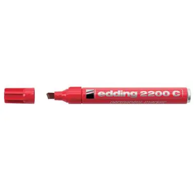 Prix Réduit Marqueur permanent E-2200C pointe biseau 1 - 5 mm - Edding