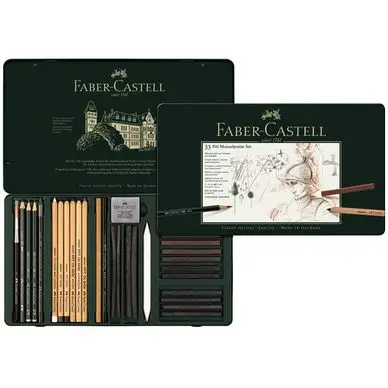 Acheter En Ligne Set Pitt Monochrome pro 33 pièces - Faber-Castell