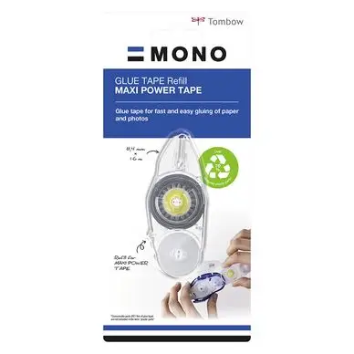Bon Marché Colle en rouleau Maxi Power Tape 8,4 mm x 16 m recharge - Tombow