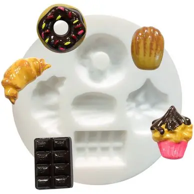 Top Vente Moule en silicone pour miniatures thème gourmandises - DTM