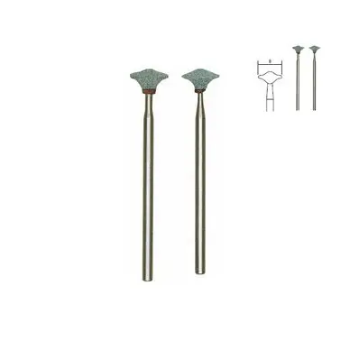 Produit De Marque Meules en carbure de silicium - Plat Ø 8 mm - Proxxon