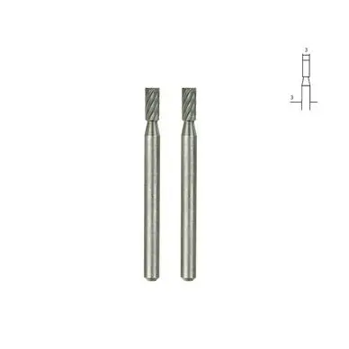 Prix Promo Embout de fraise en acier wolfram-vanadium - Tige Ø 3 mm - 2 pcs - Proxxon