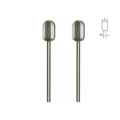 Embout de fraise en acier wolfram-vanadium - Ovale Ø 8 mm - 2 pcs - Proxxon Meilleure Vente