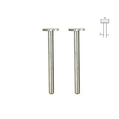 Achetez Aujourd'hui Embout de fraise en acier wolfram-vanadium - Disque Ø 10 mm - 2 pcs - Proxxon