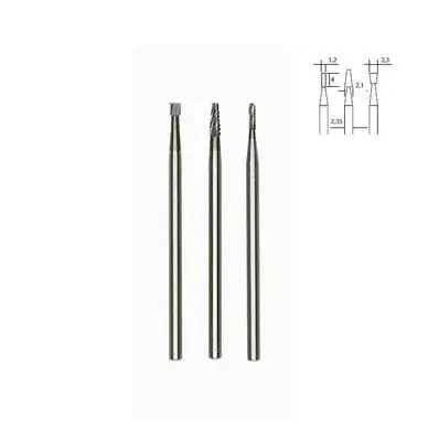 Marque Embout de fraise en métal renforcé - 3 pcs - Proxxon