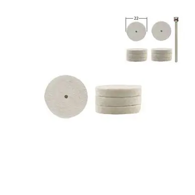 Polissoirs en feutre - Disque Ø 22 mm - 10 pcs - Proxxon Bon Marché