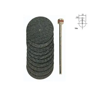Usine Directe Disques à tronçonner en oxyde d’aluminium - Ø 22 mm - 10 pcs - Proxxon
