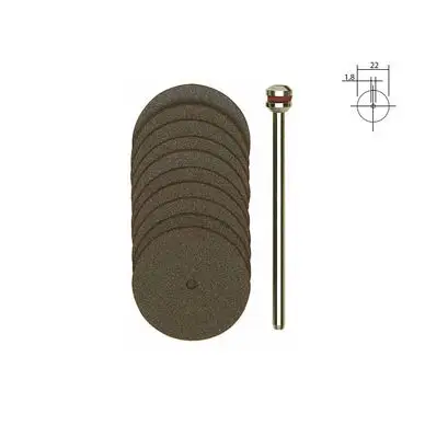Marque Disques à tronçonner en corindon - Ø 22 mm - 10 pcs - Proxxon