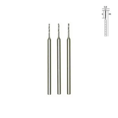 Foret HSS en acier - Ø 0,8 mm - 3 pcs - Proxxon Achat Immédiat