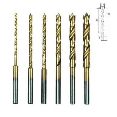 Meilleur Prix Forets HSS à pointe de centrage - 6 pcs - Proxxon