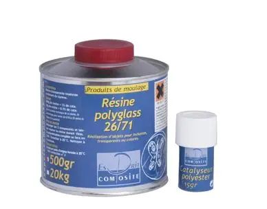 Prix Promo Résine d'inclusion Polyglass 26/71 500 g - Esprit Composite