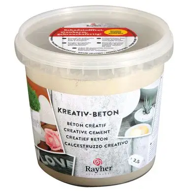 Béton créatif seau de 2,5 kg - Rayher Top Vente