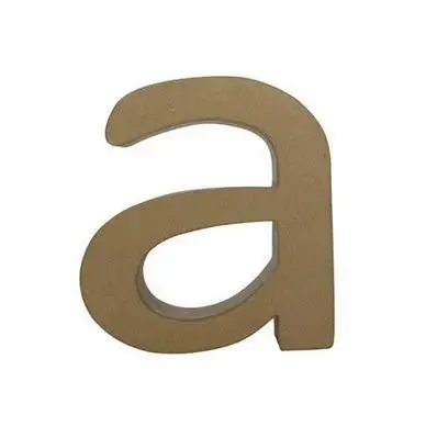Achat Immédiat Objet en papier mâché lettre A fantaisie - Décopatch