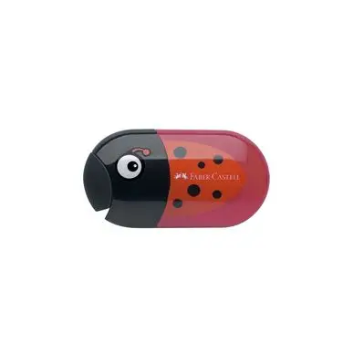 Combiné taille-crayon + gomme Coccinelle - Faber-Castell Super Prix