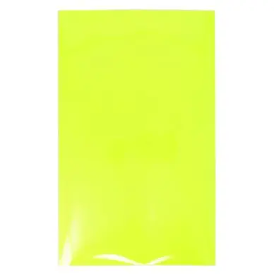 Film vinyle transfert textile thermocollant - Jaune fluo - 34 x 21 cm - Silhouette Promotion Saisonnière